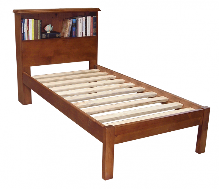 BASS SINGLE BOOKCASE BED
