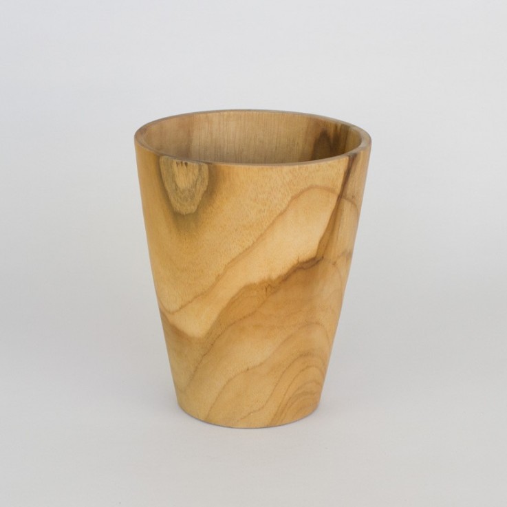 Wooden tall pot