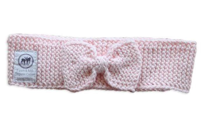 Fawn and Milk Knitted Headbands