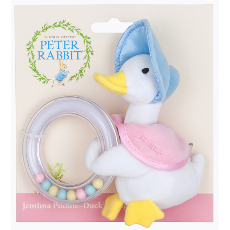 Jemima puddle-duck ring rattle