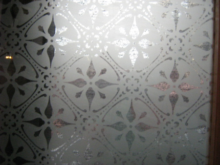 Etched Glass Pattern N0 1 