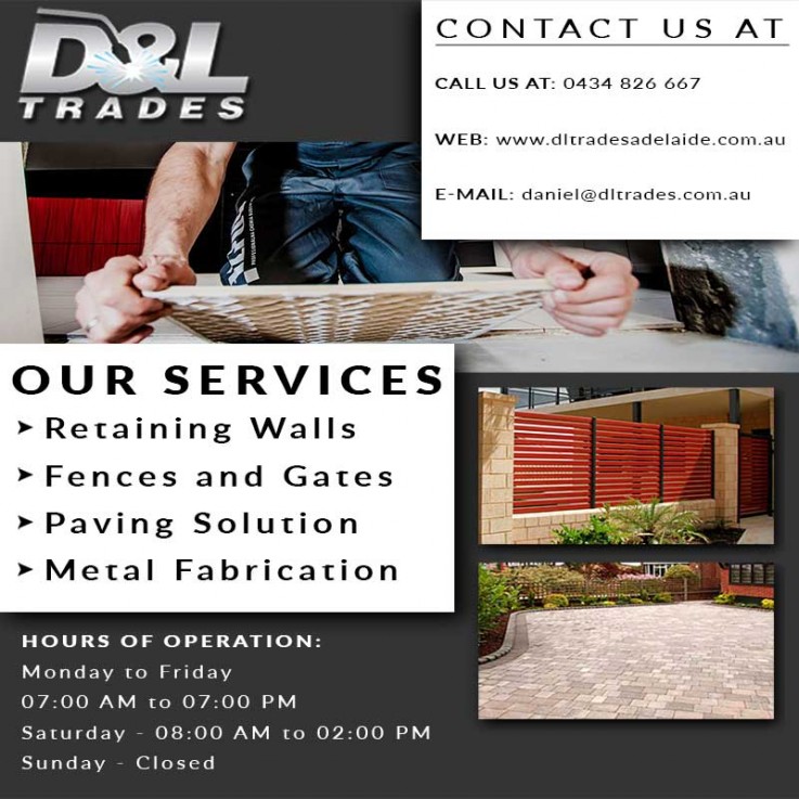 Retaining Wall Contractor Adelaide | D & L Trades