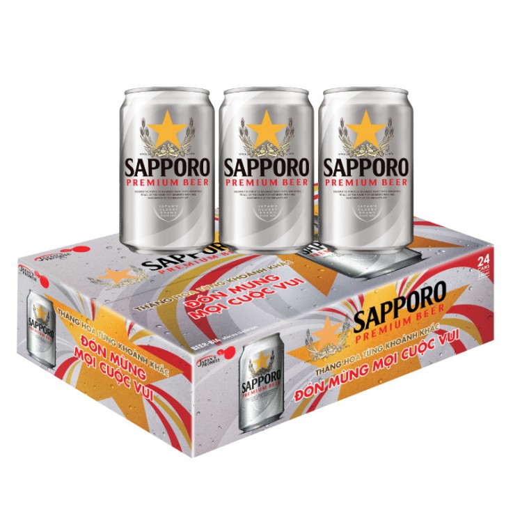 Sapporo Premium Beer 330ml/ Sapporo Whol