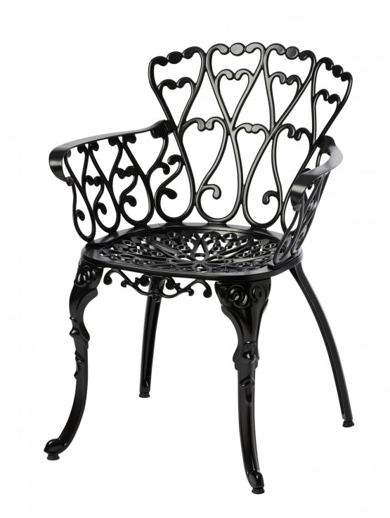 Melton Craft Cast Aluminium Scroll Chair