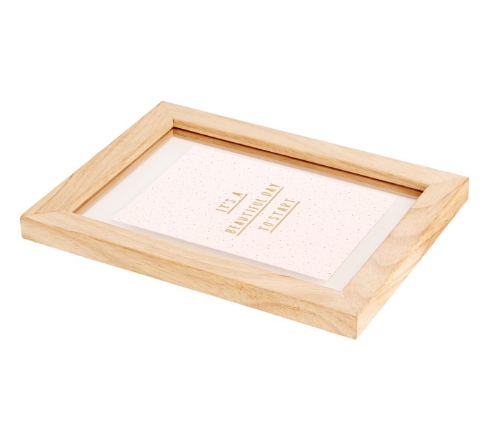 WOODEN FRAME W QUOTE: RITUALS
