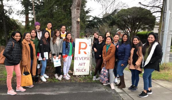 RGIT Students Visits Reverse Art Truck Inc