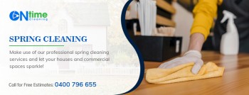 On Time Cleaning services.