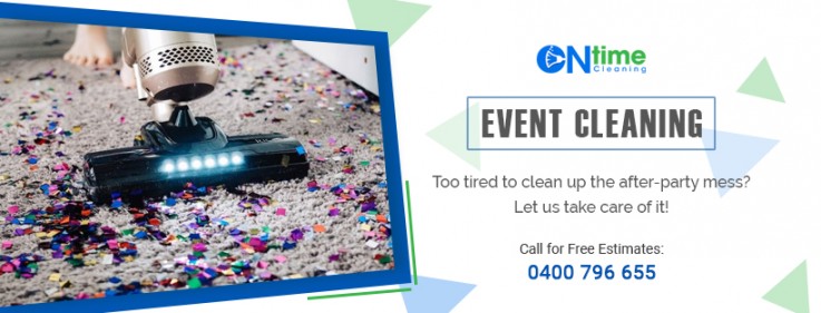 On Time Cleaning services.