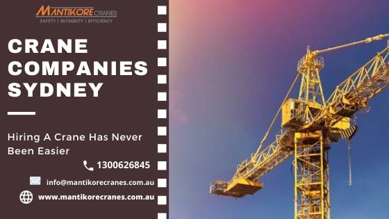 Crane Companies Sydney