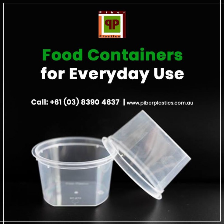 Range of Food-Grade and BPA free Plastic Tubs