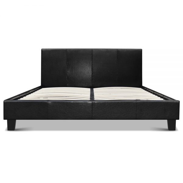 Artiss Double Size PU Leather Bed Frame 