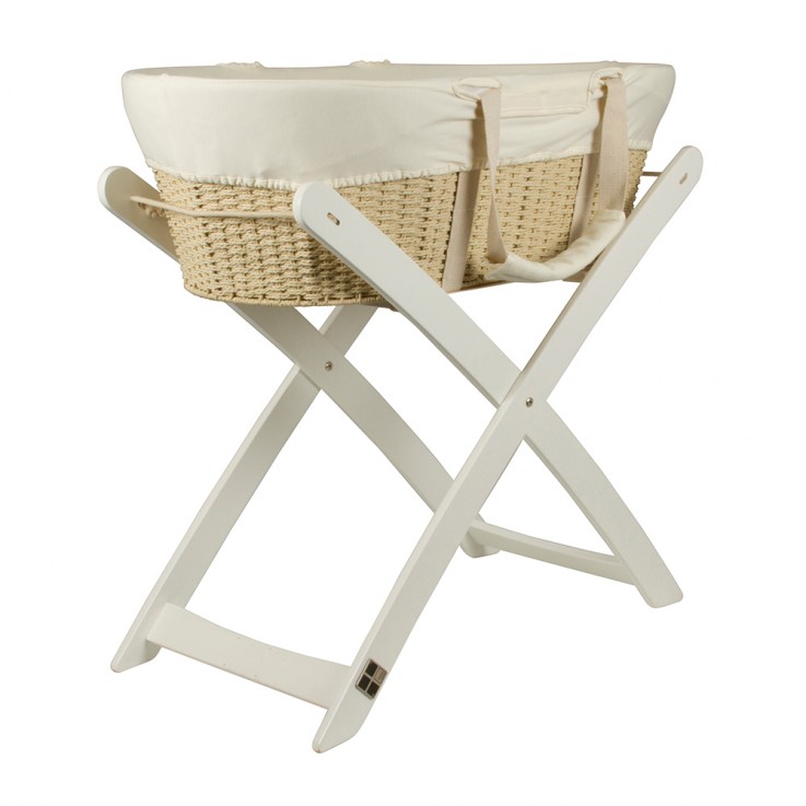  [welnut -Colour]  Moses Basket Stand 
