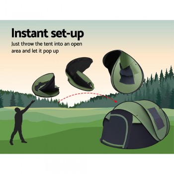 Weisshorn Instant Up 4-5 Person Camping 