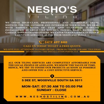 Do You Want to Install Ceramic Tile Outside Your Home?