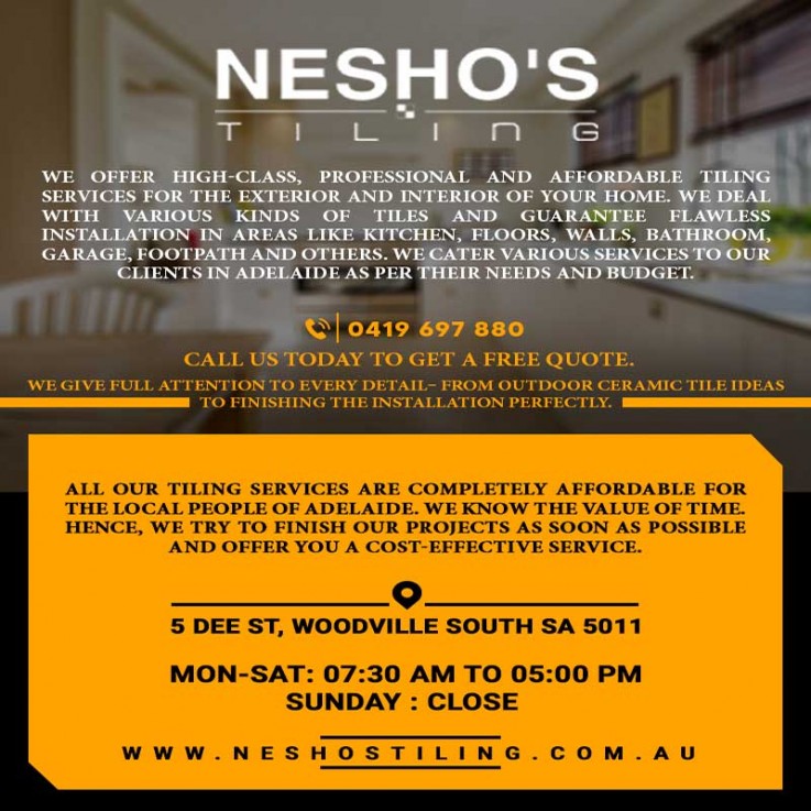 Do You Want to Install Ceramic Tile Outside Your Home?