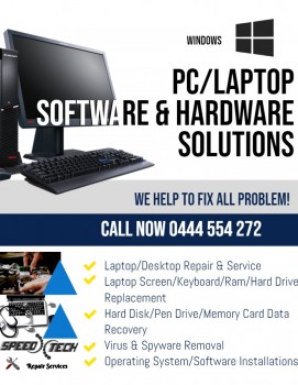 Laptop/Desktop Repairs & Services