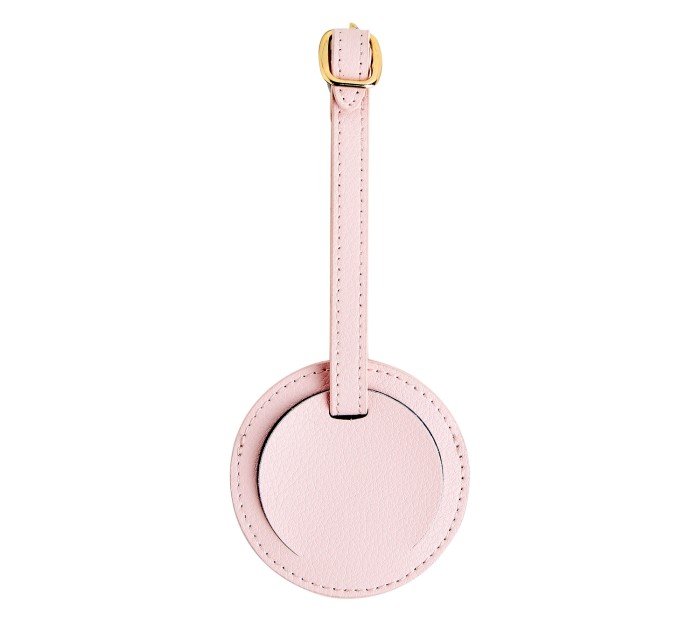  LEATHER LUGGAGE TAG: PINK US $24.95 Per