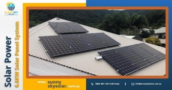 6.6KW Solar Power Systemin Brisbane