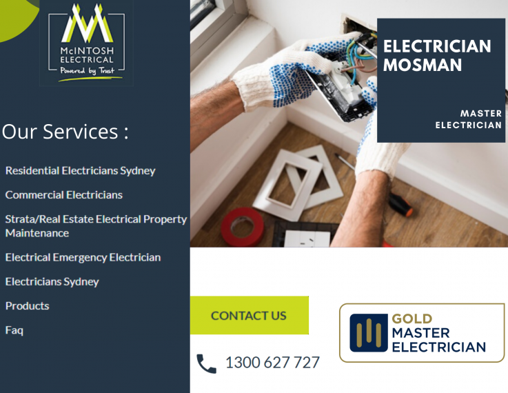 Find the right electrician in Mosman