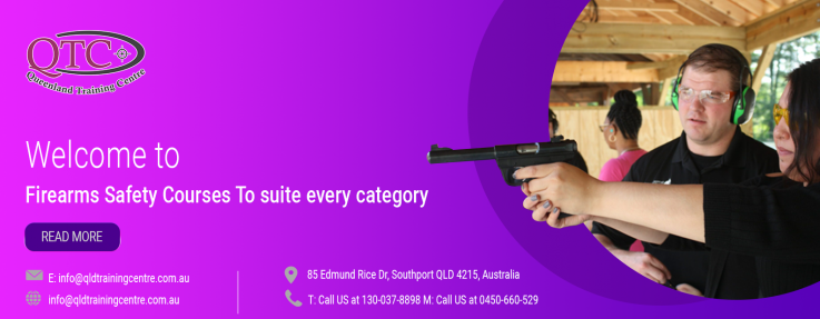 The best firearm safety courses are available at QLD Training Centre