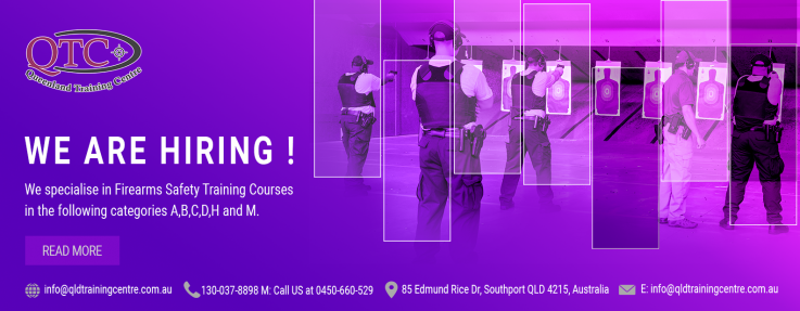 The best firearm safety courses are available at QLD Training Centre