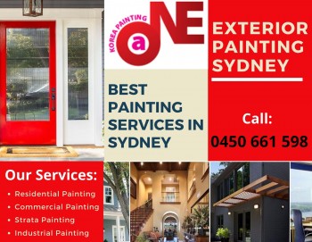 Hire the best exterior painters for your property painting in Sydney