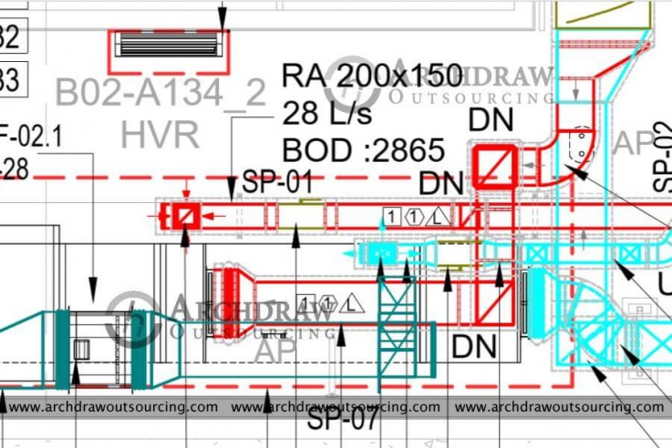 Get detailed HVAC Duct Shop Drawings for your project