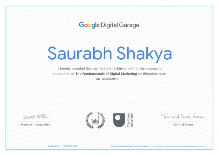 Digital Professional Certificates