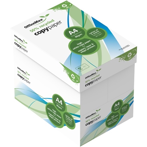 OfficeMax A4 80gsm White Copy Paper 50% 