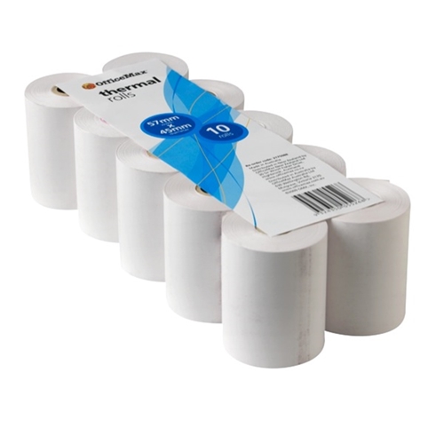 OfficeMax 57x45mm Thermal Paper Roll, Pa