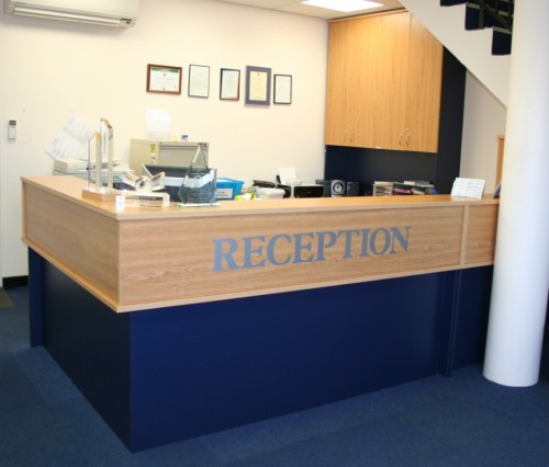 Custom Made Reception Area