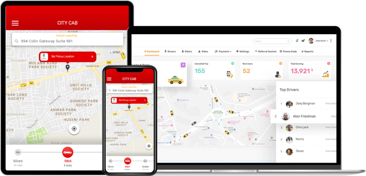 Taxi Booking App Development Company
