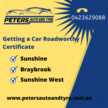 Roadworthy Certificate in Sunshine West