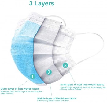 TINAWELLS FACE MASK 50PCS $16.99