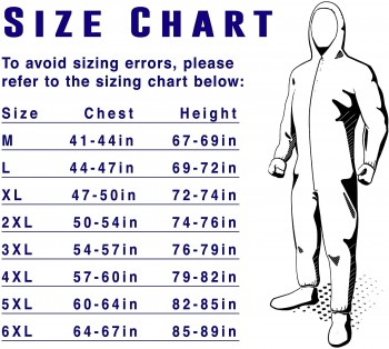  PROTECTIVE SUIT AGAINST CHEMICALS AND PATHOGENS $34.99