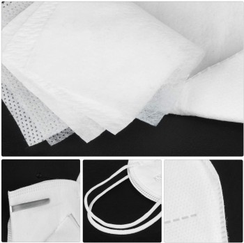 5PCS FACE MASK, 4 LAYERS BREATHABLE WITH HOOK $14.99