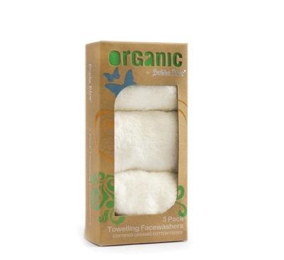 Bubba Blue Organic 3 Pack Towelling Face