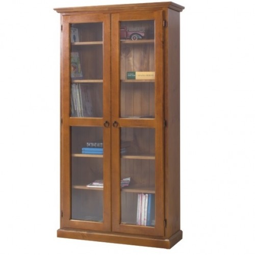Book Case With Glass Doors  