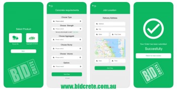 BidCrete App - Ordering Concrete Made Ea