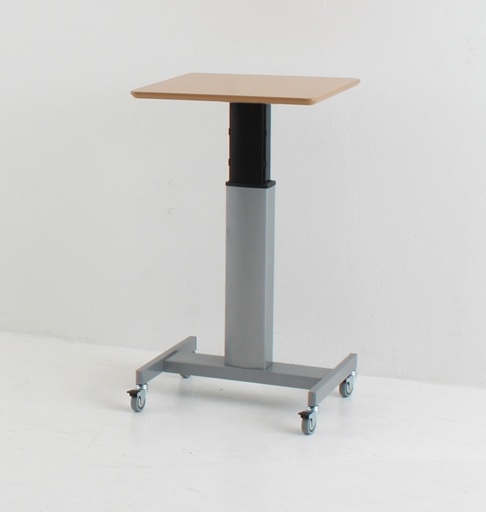SMALL SIT STAND DESK ON WHEELS