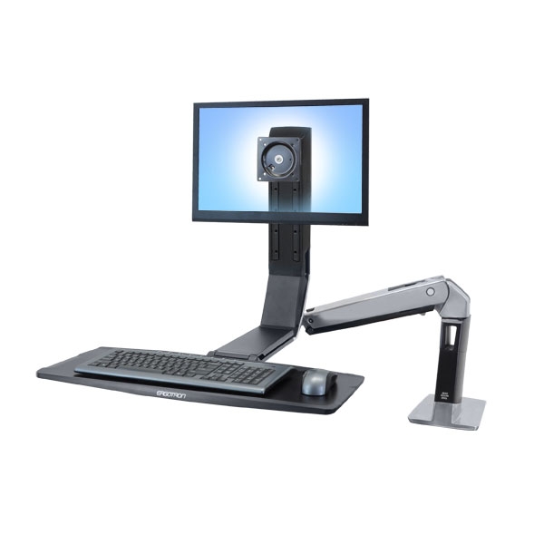 WORKFIT-A SINGLE LD SIT-STAND WORKSTATIO
