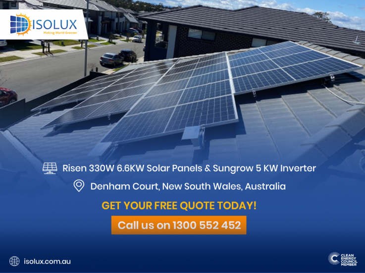 Risen 330W 6.6KW Solar Panels & Sungrow 5 KW Inverter
