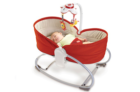 The TINYLOVE 3-in-1 Rocker Napper-Red 