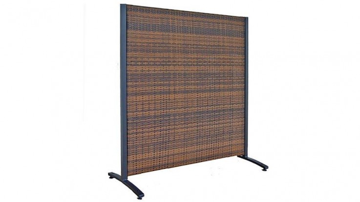 Outdoor Wicker Privacy Screen Partition