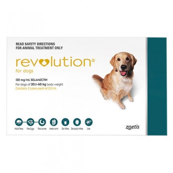 Buy Revolution for Flea- Worms Treatment for Dogs