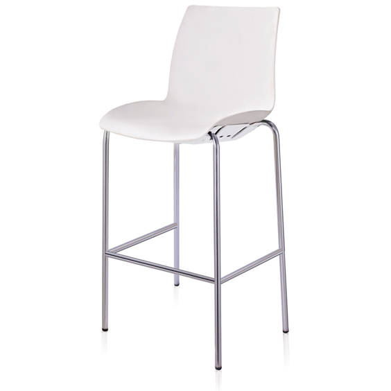 Case Bar Stool 4 Leg Poly Seat and Back