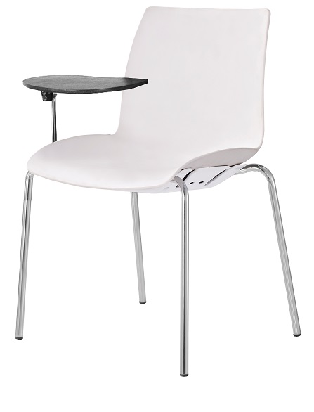 Case Poly 4 Leg Chair with Tablet Arm