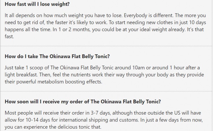 New Supplement for Weight loss Okinawa Flat belly