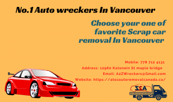 Choose your one of favorite Scrap car removal In Vancouver!