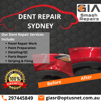 The best dent repair services in Sydney for your vehicle